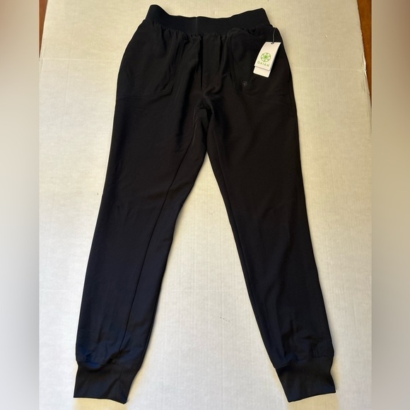 Gaiam Go The Distance women’s woven black jogger w/front pockets NWT Sz-S. A12 - Picture 2 of 13